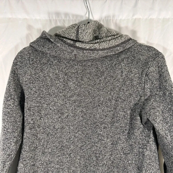 J Crew Sweater Women's Small Grey Long Sleeve Mock Neck Pockets Wool Blend - Picture 9 of 10